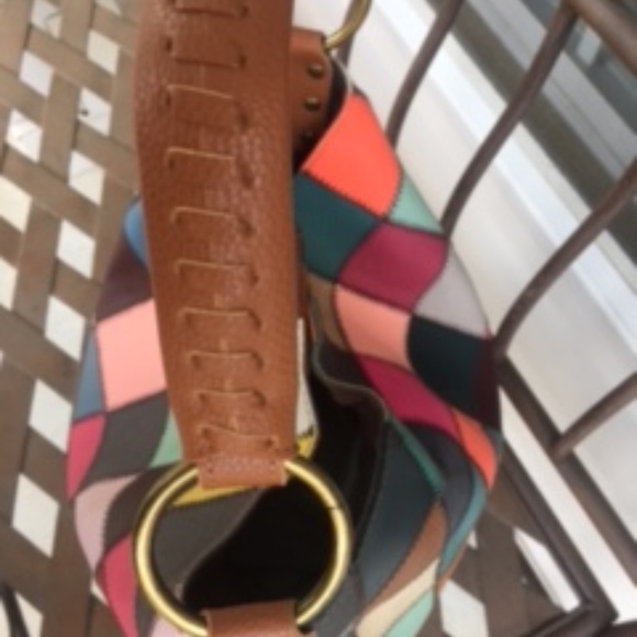 Kooba Leather Patchwork Hobo Bag - Picture 5 of 5